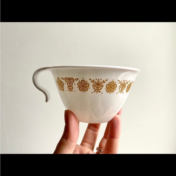 Corelle Butterfly Gold Cup and Saucer Set - Picture 3 of 5